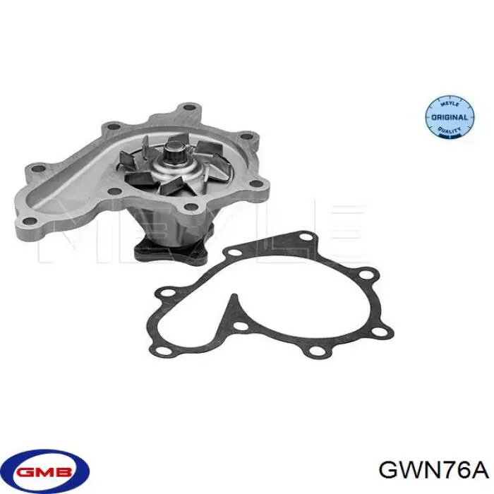 Помпа охолодження GMB GWN76A ціна, від 34.93 USD