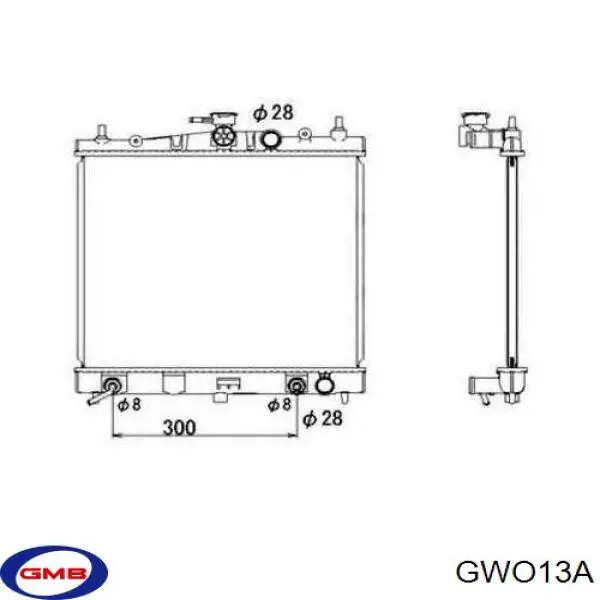 Купити GWO13A GMB Насос охолоджуючої рідини