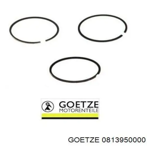 Купити 0813950000 Goetze Кільця поршневі на 1 циліндр, STD.
