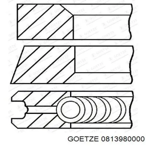  Goetze 0813980000 ціна, від 27.90 USD