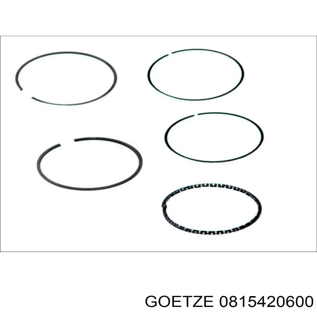 Купити 0815420600 Goetze Кільця поршневі на 1 циліндр, 2-й ремонт (+0,50)