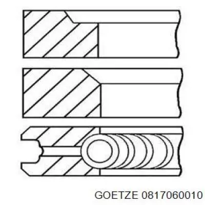 Купити 00187V0 Mahle Original Кільця поршневі на 1 циліндр, STD.