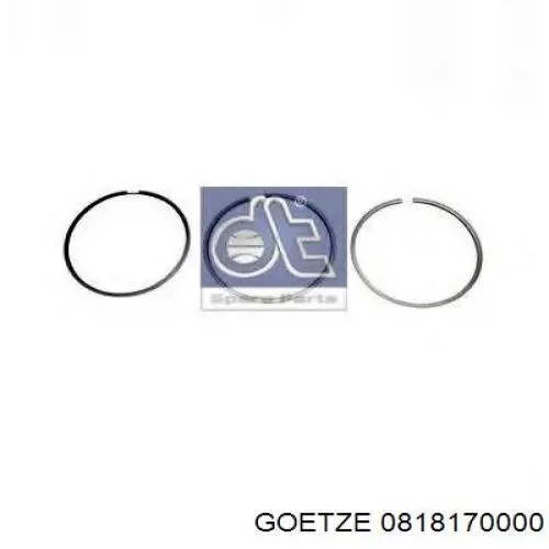 Кільця поршневі на 1 циліндр, STD. Goetze 0818170000 ціна, від 22.95 USD