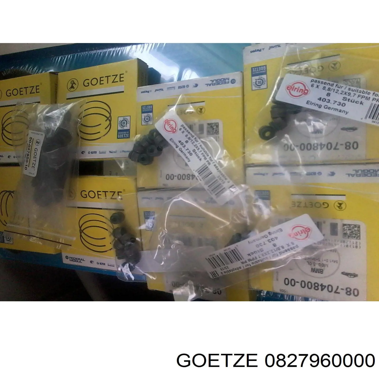 Кільця поршневі на 1 циліндр, STD. Goetze 0827960000 ціна, від 23.31 USD