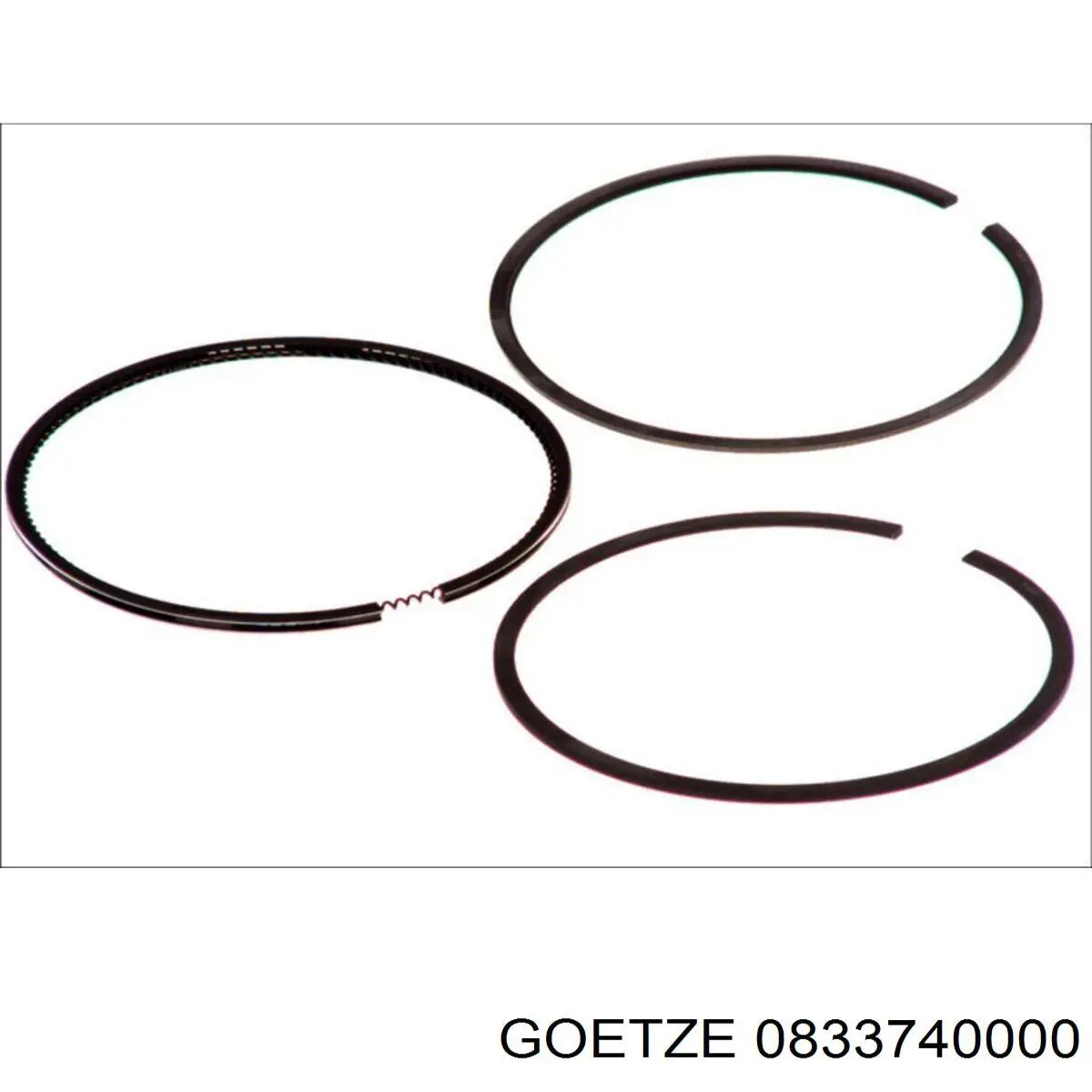 Купити 0833740000 Goetze Кільця поршневі на 1 циліндр, STD.