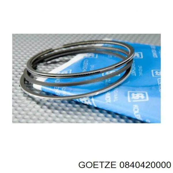 Кільця поршневі на 1 циліндр, STD. 0840420000 Goetze