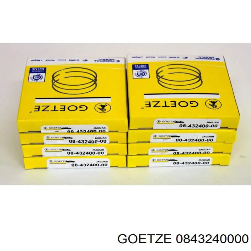 0843240000 Goetze Кільця поршневі на 1 циліндр, STD.