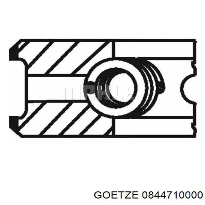 Купити 681RS001090N0 Mahle Original Кільця поршневі на 1 циліндр, STD.