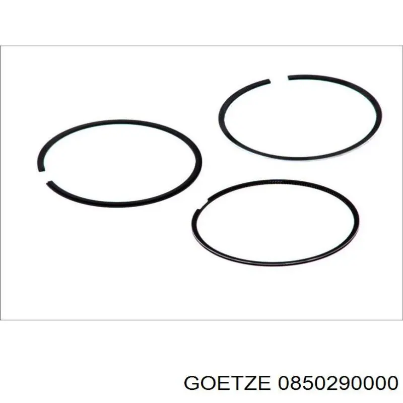 0850290000 Goetze кільця поршневі на 1 циліндр, std.