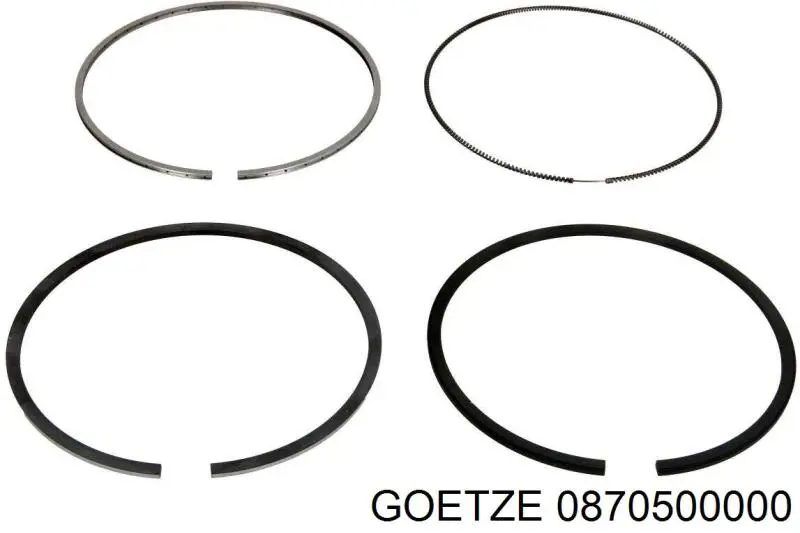 Купити 0870500000 Goetze Кільця поршневі на 1 циліндр, STD.