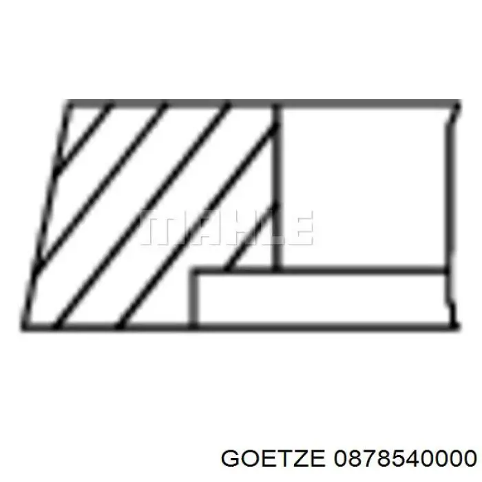 Кільця поршневі на 1 циліндр, STD. SM 9206600 ціна, від 21.30 USD