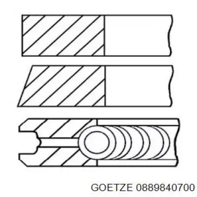  Goetze 0842410700 ціна, від 18.37 USD