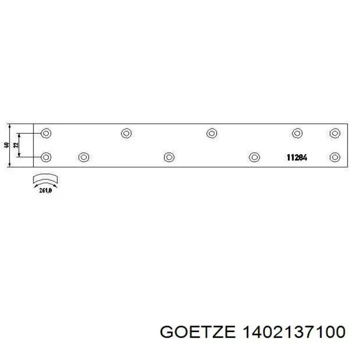 1402137100 Goetze Гільза циліндра