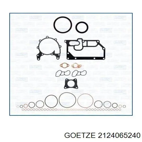 Комплект прокладок двигуна, верхній 2124065240 Goetze