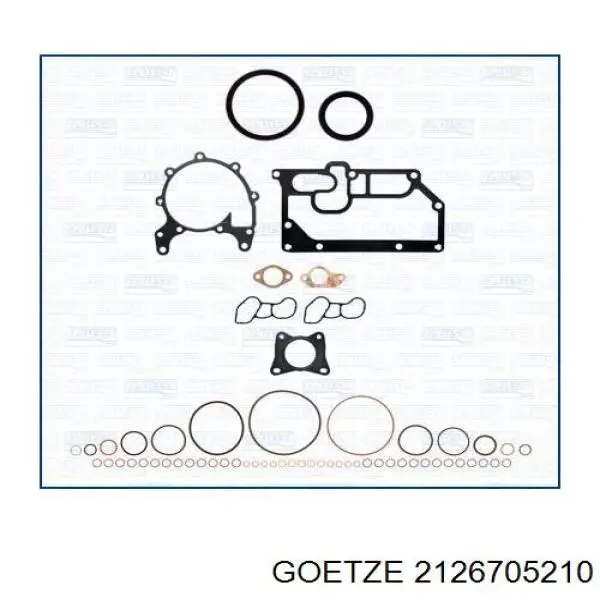 Комплект прокладок двигуна, верхній 22781502 Victor Reinz