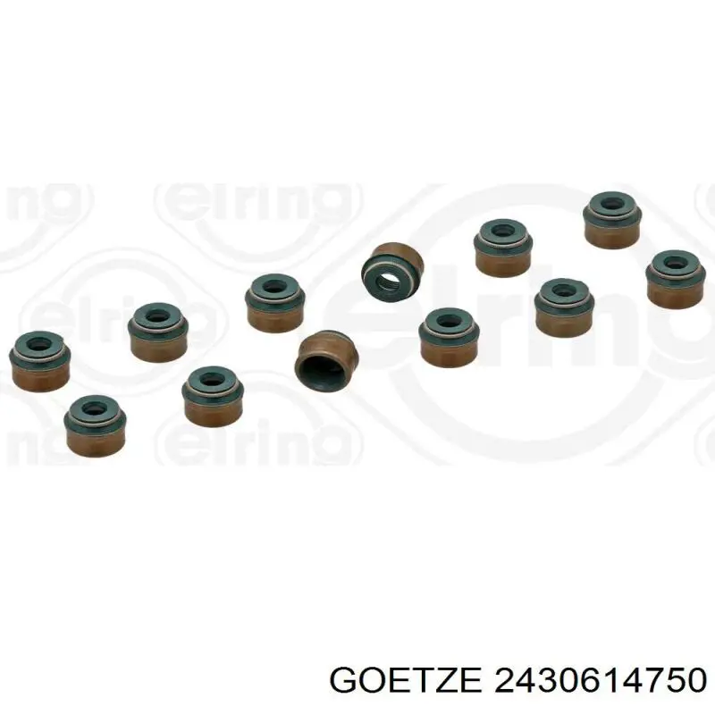 2430614750 Goetze сальник клапана (маслознімний, впуск/випуск, комплект на мотор)