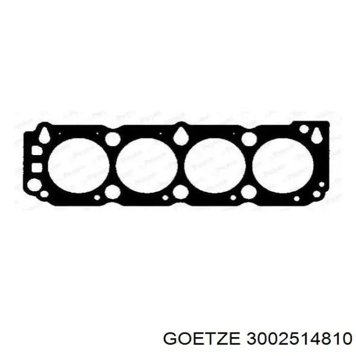 3002514810 Goetze прокладка головки блока циліндрів (гбц)