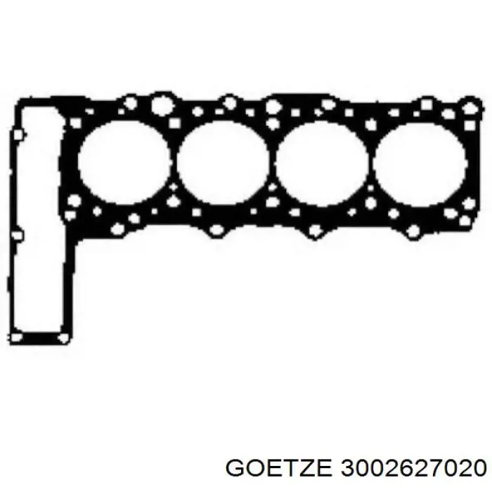 3002627020 Goetze прокладка головки блока циліндрів (гбц)