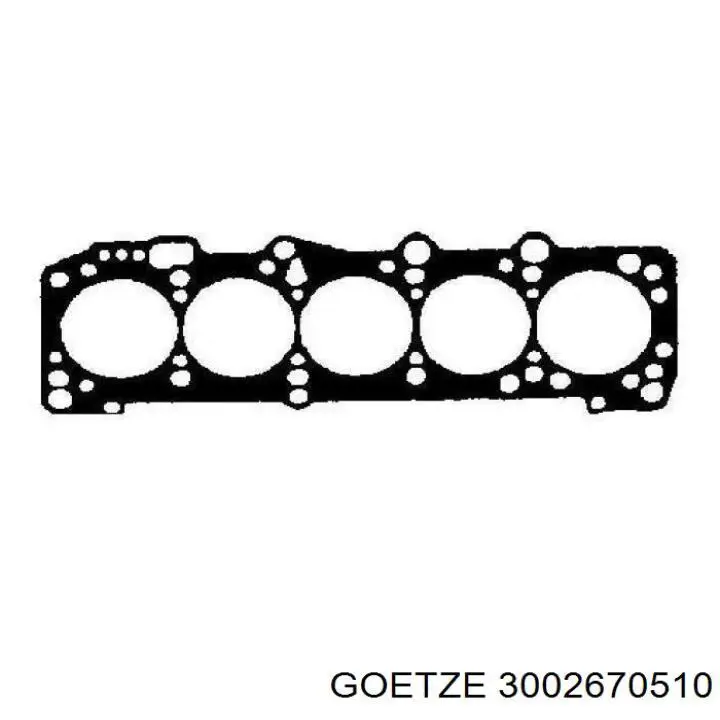 3002670510 Goetze прокладка головки блока циліндрів (гбц)