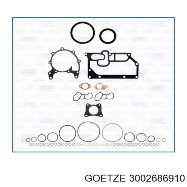 3002686910 Goetze прокладка головки блока циліндрів (гбц)