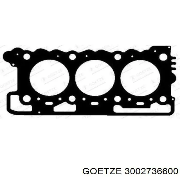 3002736600 Goetze Прокладка головки блоку циліндрів (ГБЦ), права