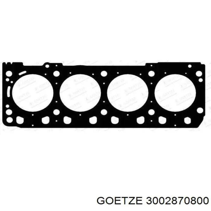 3002870800 Goetze прокладка головки блока циліндрів (гбц)