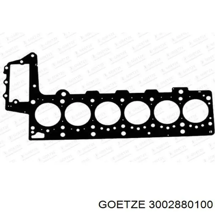 3002880100 Goetze прокладка головки блока циліндрів (гбц)