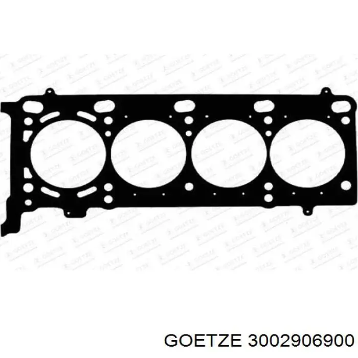 Прокладка головки блоку циліндрів (ГБЦ), права на BMW X5 (E53)