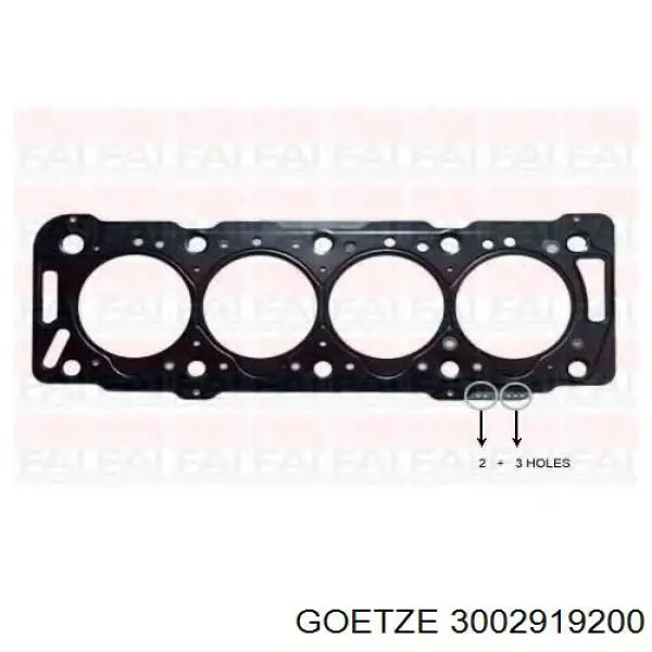 Прокладка ГБЦ 3002919200 Goetze