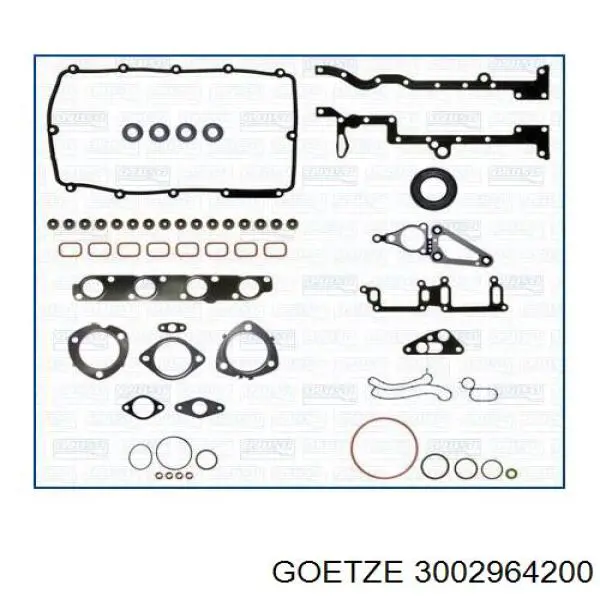 Прокладка головки блока циліндрів (ГБЦ) 3002964200 Goetze