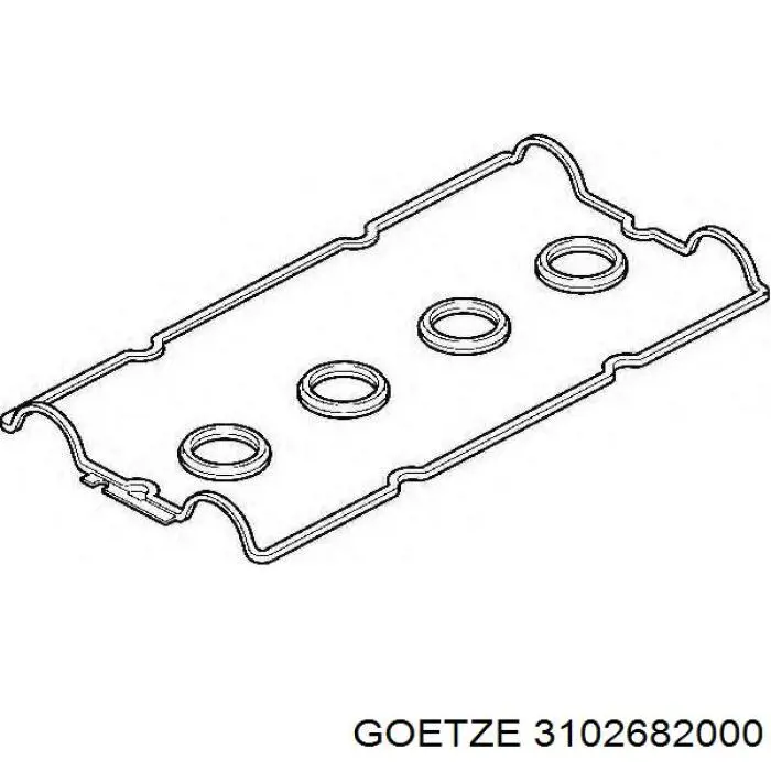 Прокладка клапанної кришки двигуна Goetze 3102682000 ціна, від 2.18 USD