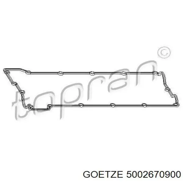 Прокладка клапанної кришки двигуна Goetze 5002670900 ціна, від 11.08 USD