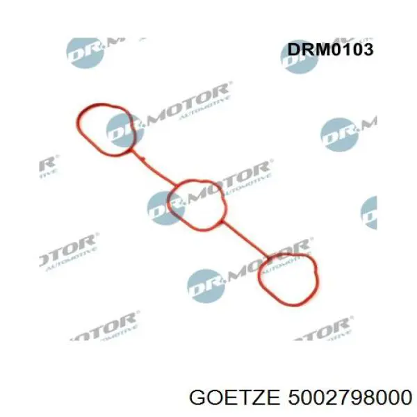 Прокладка впускного колектора, верхня Opel 0849510