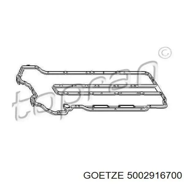 90530075 Opel прокладка клапанної кришки двигуна