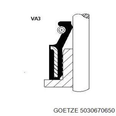 Сальник клапана 5030670650 Goetze