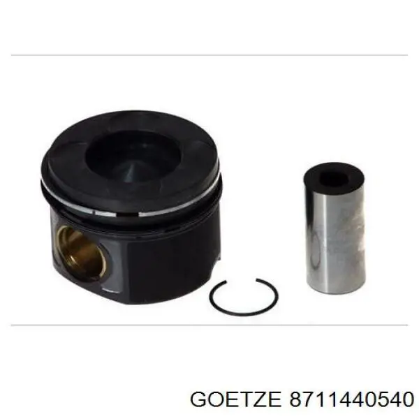 8711440540 Goetze Поршень в комплекті на 1 циліндр, 1-й ремонт (+0,25)