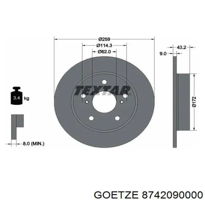 Поршень в зборі Mercedes A5410303937 ціна, від 214.96 USD