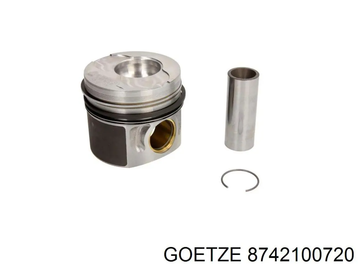 8742100720 Goetze поршень в комплекті на 1 циліндр, 2-й ремонт (+0,50)