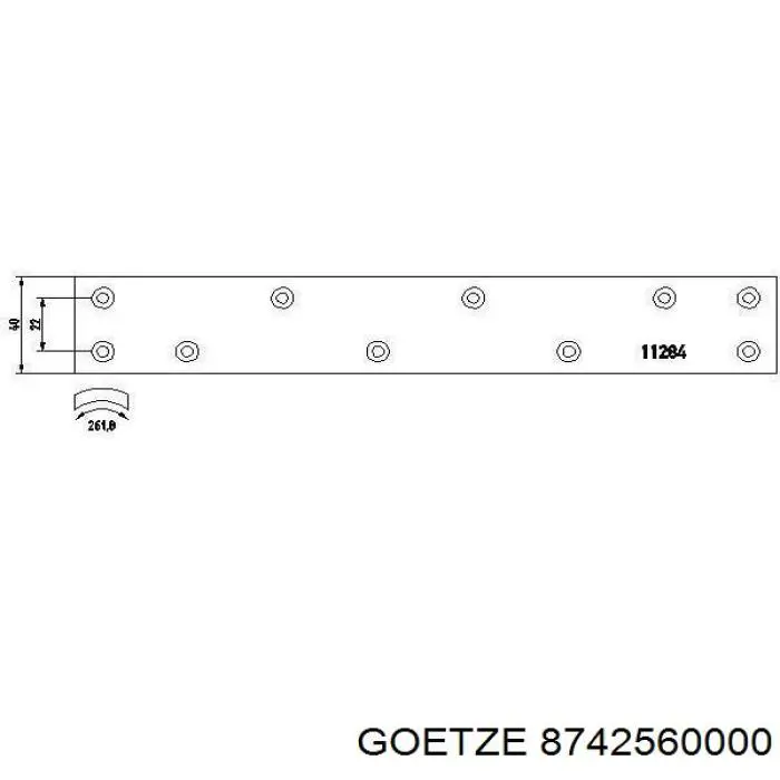 Поршень в комплекті на 1 циліндр, STD 011PI00100000 Mahle Original
