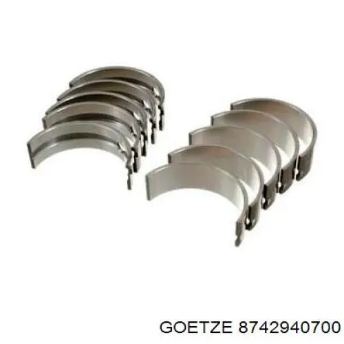 Купити 8742940700 Goetze Поршень в комплекті на 1 циліндр, 2-й ремонт (+0,50)