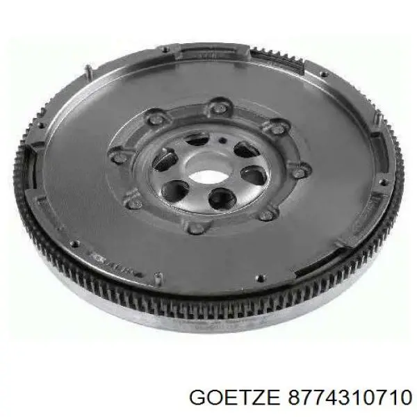 8774310710 Goetze Поршень в комплекті на 1 циліндр, 2-й ремонт (+0,50) (Высота головки поршня 44,65 мм)