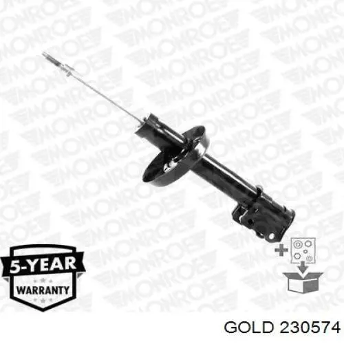 Амортизатор передній, правий 230574 Gold