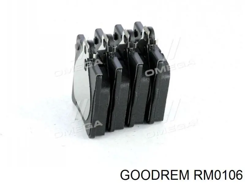 Задні гальмівні колодки Goodrem RM0106 ціна, від 10.49 USD