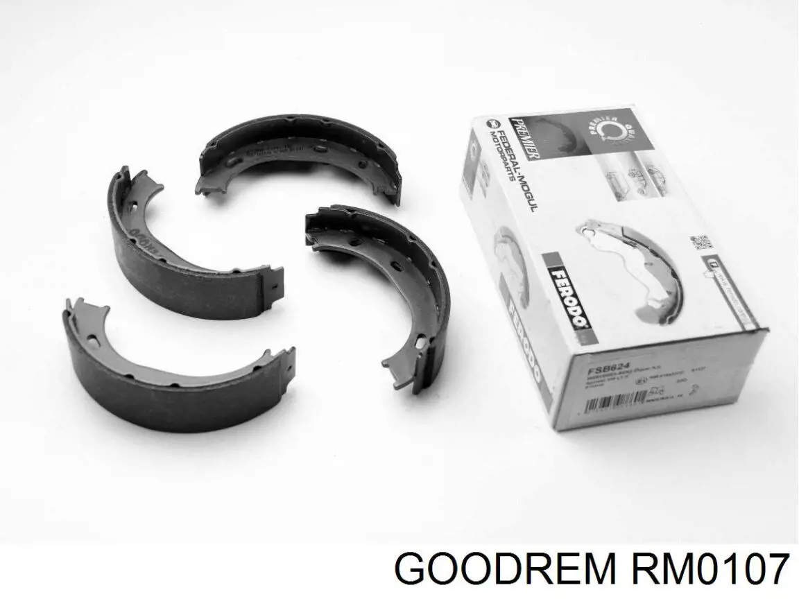RM0107 Goodrem колодки ручника/стоянкового гальма