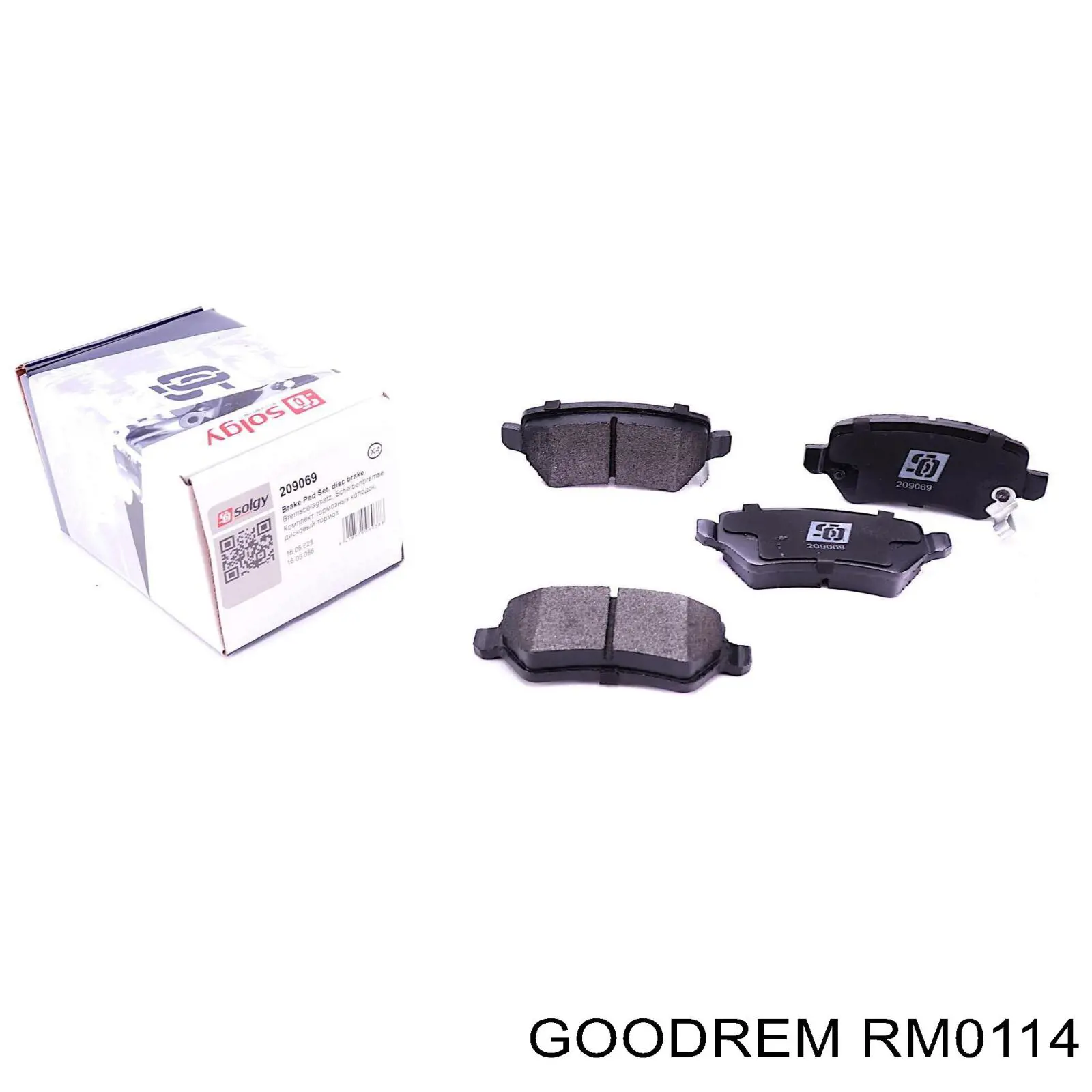 Задні гальмівні колодки Goodrem RM0114 ціна, від 10.67 USD