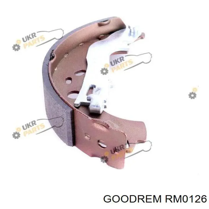 RM0126 Goodrem Колодки гальмівні задні, барабанні