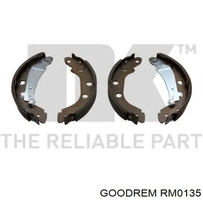 Колодки гальмові задні, барабанні Goodrem RM0135 ціна, від 15.94 USD