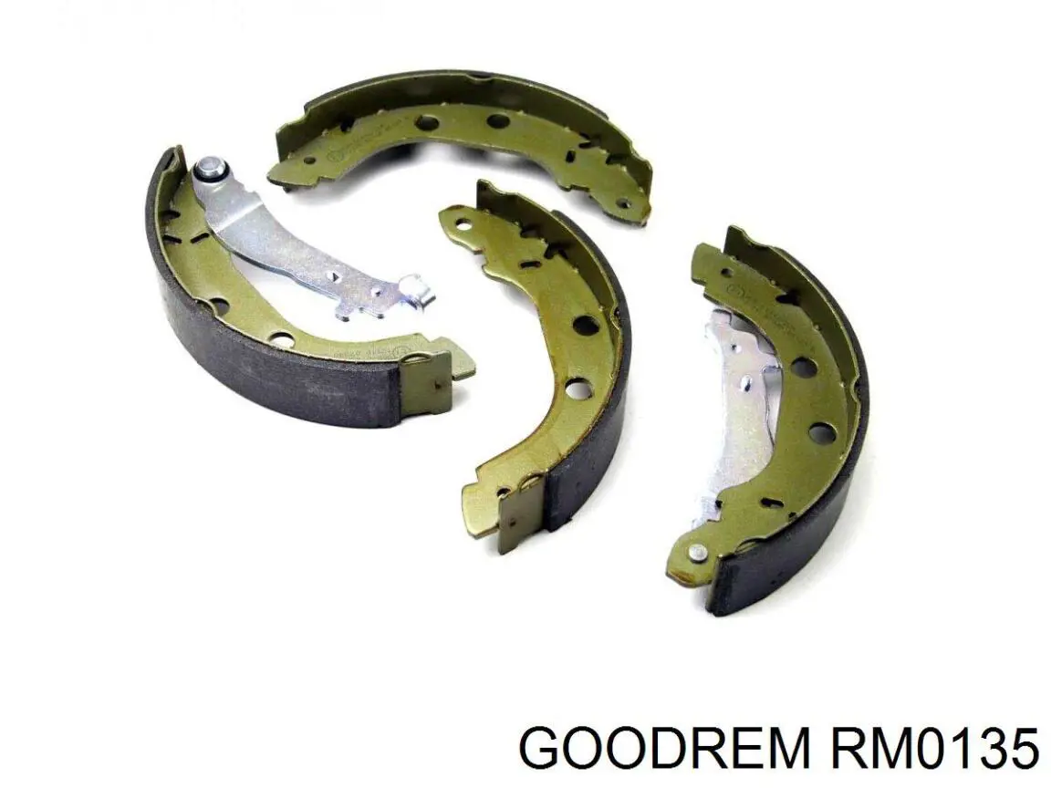 RM0135 Goodrem Колодки гальмівні задні, барабанні