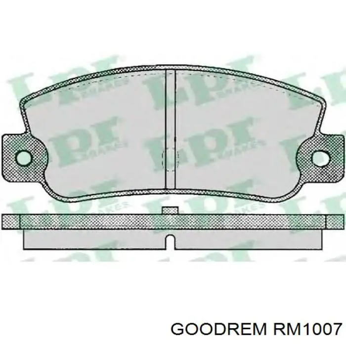 Купити RM1007 Goodrem Задні колодки