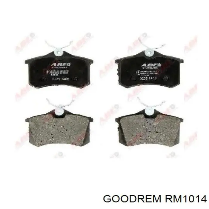 Задні гальмівні колодки Goodrem RM1014 ціна, від 11.24 USD